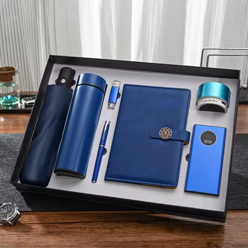 2025 Highly Demanded 7-in-1 Corporate Gift Set New Ideas for Business Christmas & Graduation Souvenirs Merchandising Gift Set