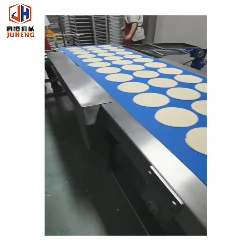 Automated pizza dough machine frozen pizza production line automatic pizza former