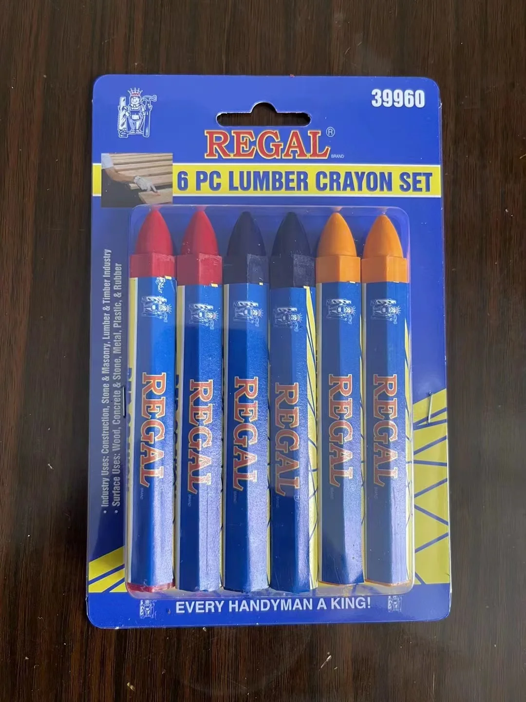 Nontoxic Waterproof Industrial Lumber Marking Crayon 3 In 1 Wooden Tailor's Crayons Markers