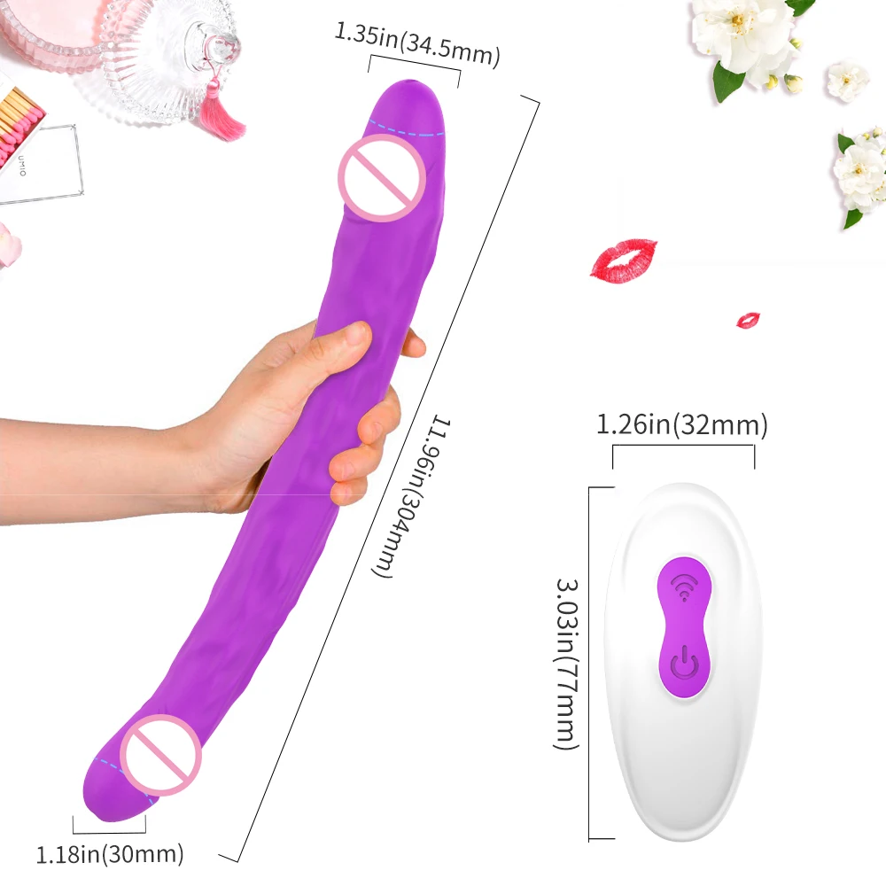 Adult Sex Toy Wholesale Remote Control Strapless Double Ended Dildo Strap  On G Spot Vibrator For Lesbian - Buy Vibrating Dildos For Women,Remote  Control Strapless Double Ended Dildo,Double Ended Dildo ...