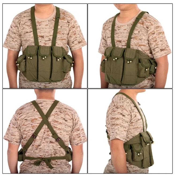 Yakeda Training Uniform Outdoor Bandoleer Hunting Pouch Chest Rig
