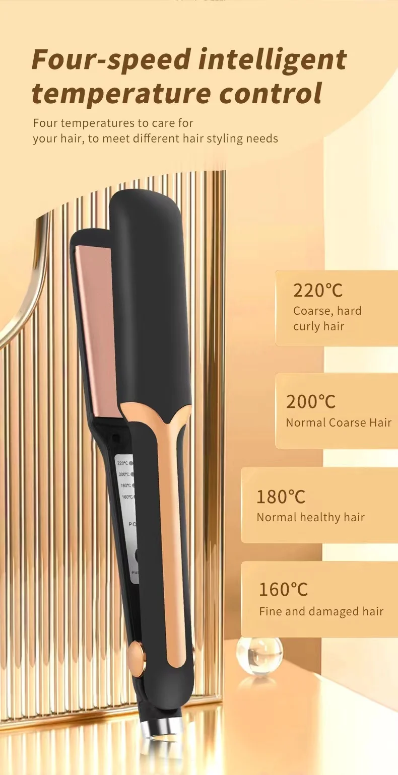RE-2096 Professional Flat Iron - Custom Salon Hair Straightener
