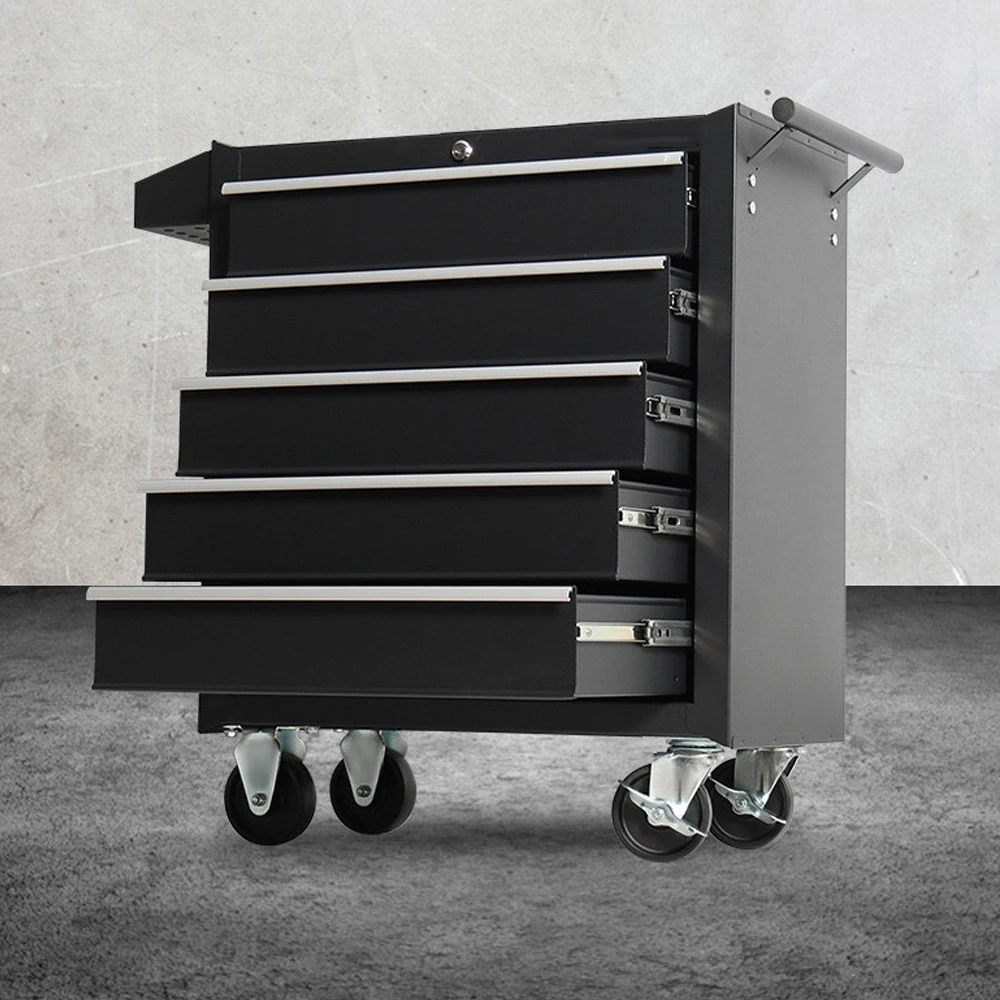 Rolling Tool Box Cabinet - Durable Storage with Wheels