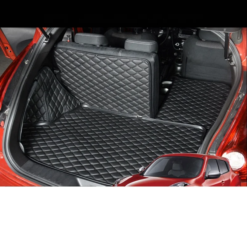 leather car cargo liner trunk mat