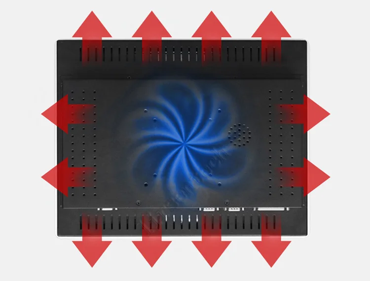 15''Android N2930/4GB LED Industrele POE Monitor Aluminium Volledige Verzegelde IP68 Waterdichte Computer Industrial Panel PC