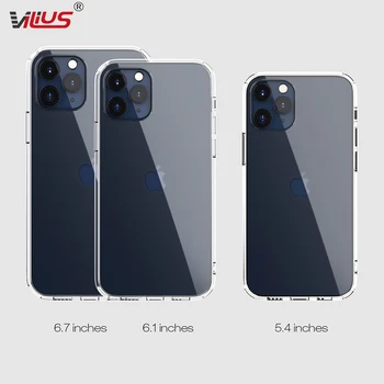 Soft TPU Transparent Clear Cell Phone Shockproof Protective Cover Smartphone Case For Apple Iphone Phone Case 17
