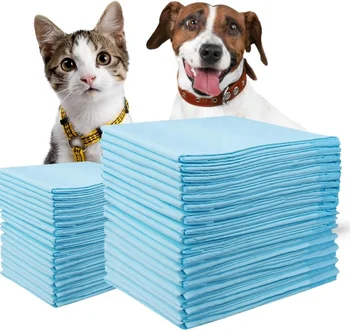 Waterproof Non Slip High Quality Blue Disposable Low Price Pet Training PEE Pad