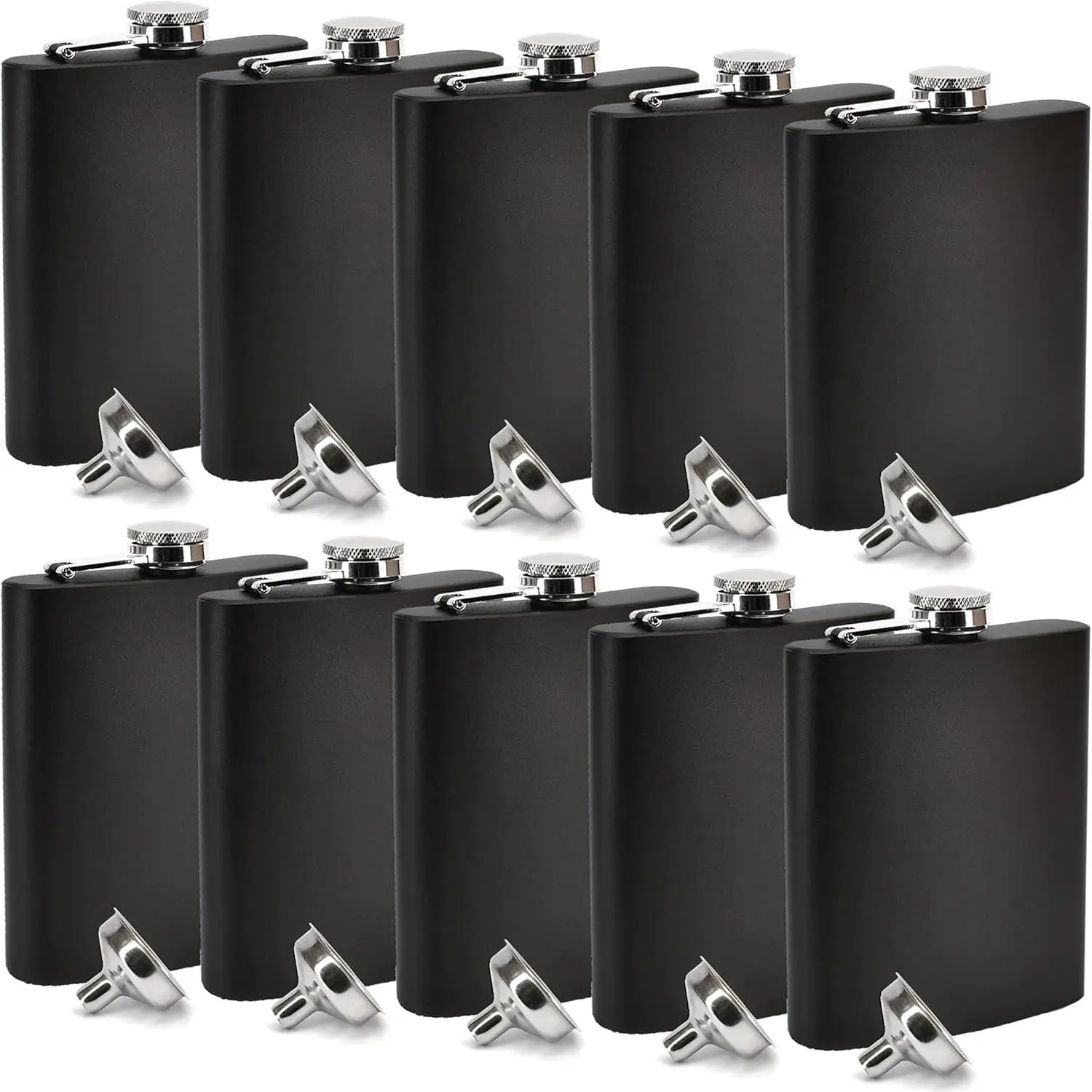 1-18oz Mini Stainless Steel Vacuum Hip Flask with Customed Color Modern Design for Gifts & Parties Unisex