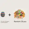 Huevo de 9,5 cm + 20 muñecas.