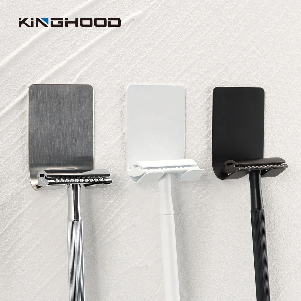 Eco Friendly Double Edge Razor Stand Holder Metal Safety Shaving Bathroom Hook Razor Holder Base