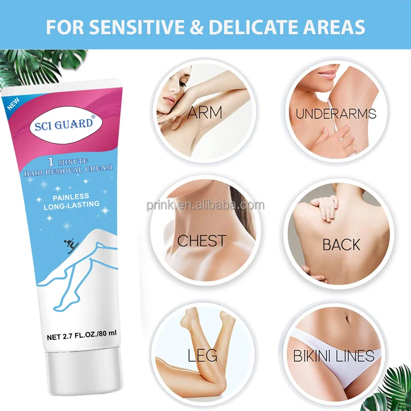 1 Minute Painless Quick Hair Removal Depilatory Cream Hair Removal