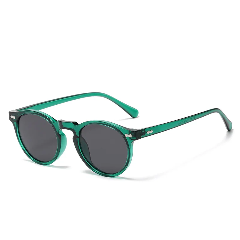 2024 Retro Anti Blue Light Glasses - Unisex Polarized Round  display picture 3