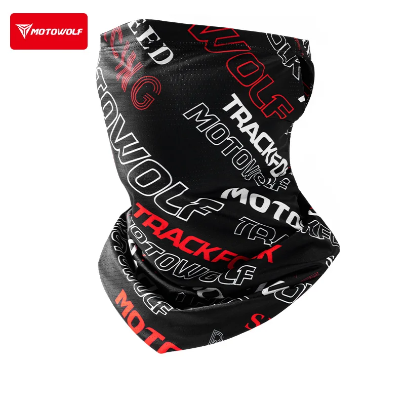 Motowolf Ice Silk Mask - Breatherable Neck Gaiter for Sun Protection