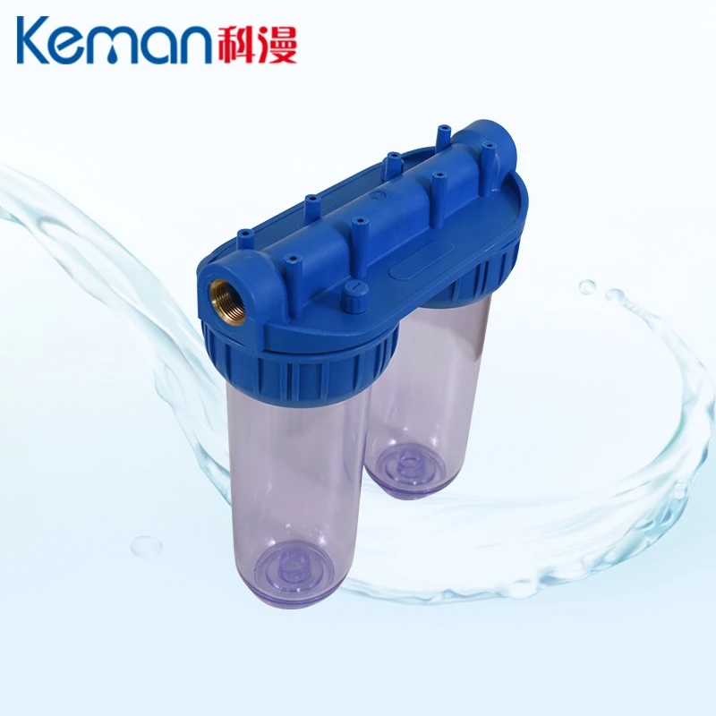 Double clear Water Filter Machine with 2 X 10 Filter Housings