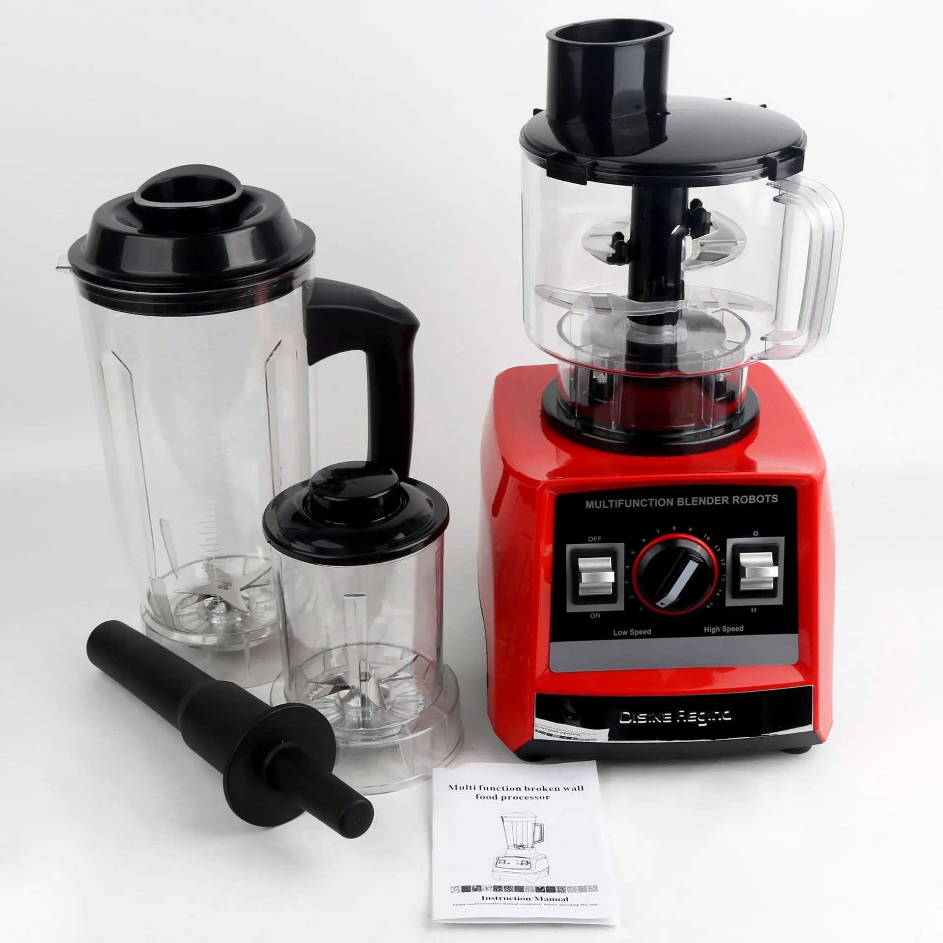 DESSINI REGINA 6800w Multifunction 3 in 1Mixer Grinder Ice Crush Smoothie Maker Blender Juicers Three Cup Smoothie Blender