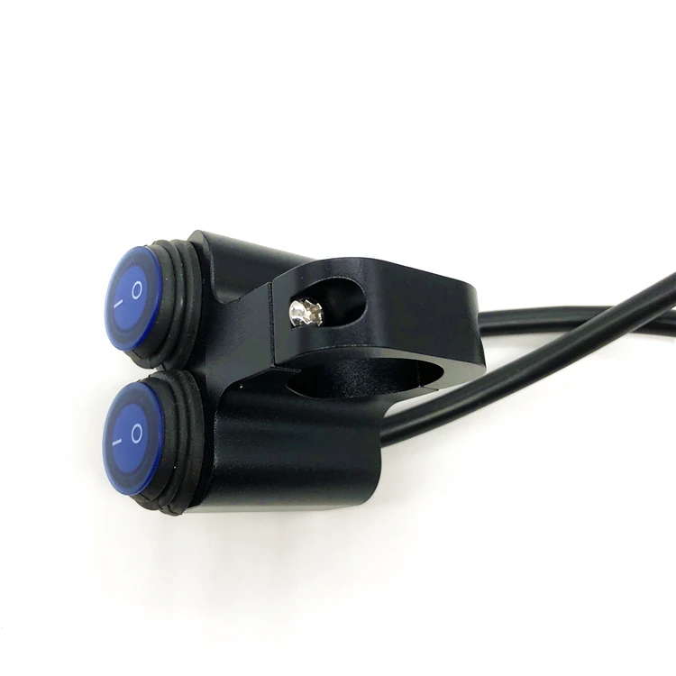 12v On-off Waterproof Aluminium Alloy Motorcycle Handlebar Fog Light Switch