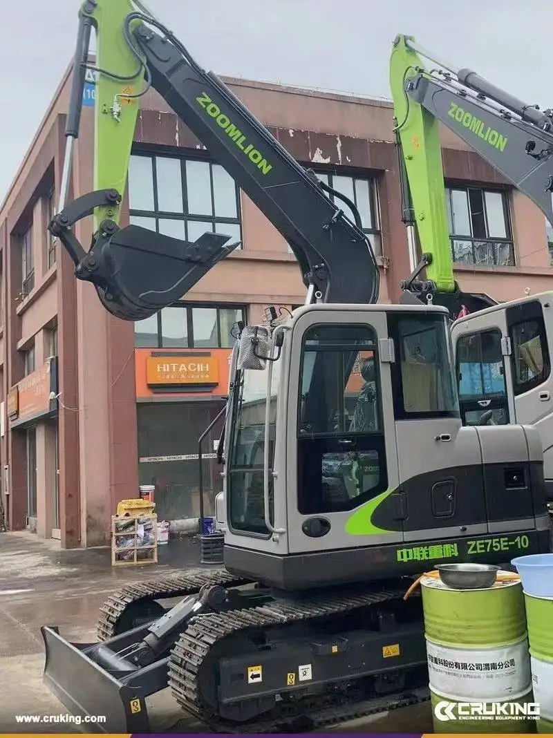 【 sige  】 Zoomlion ZE75G Mini Crawler Excavator with Yanmar Engine