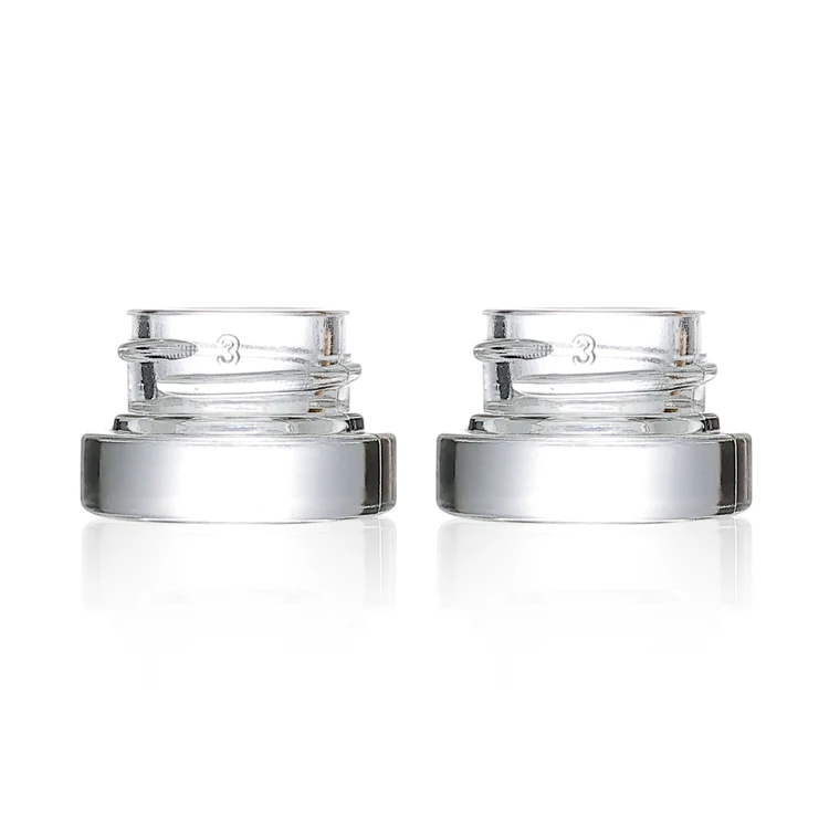High Quality 3ml 5ml 7ml Custom Printed Mini Concentrate Smell Proof Jar Oil Wax Rosin Container with Child Resistant Lid