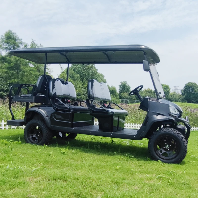 Fast Speed 72V Lithium Battery 6 Passengers Electric off Road Club Car Golf Buggy Cart for Sale