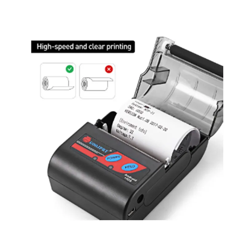 GOOJPRT MTP-II Thermal Printer 2 Inch Thermal Receipt Printer for Smartphone