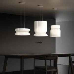 Modern and Simple Designer Glass Chandelier for Restaurant Bar Counter Bedroom-ETL-Certified for Villa Indoor Hotel Use 220V