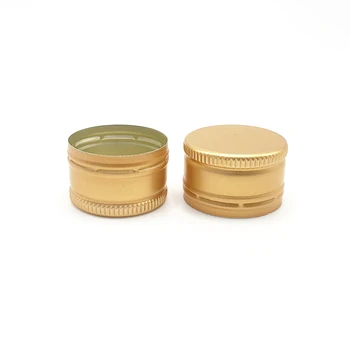 High Quality Easy to Puncture Golden Aluminum Caps for Medical Oral Liquid