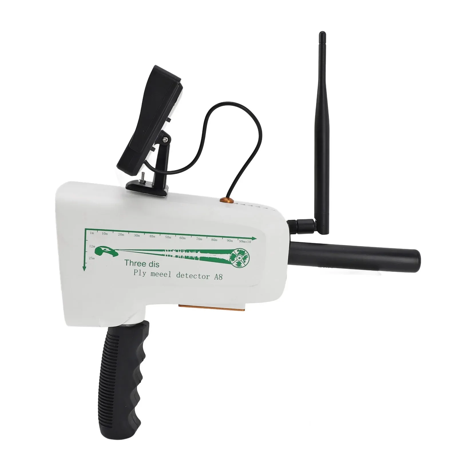 A8 Metal Detector - 30m Depth, 1000m Range, LCD Handheld Gold