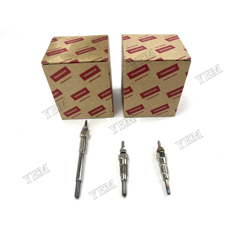3TNE78 Glow Plug Fit for Yanmar Excavator Forklift Diesel Engine Repair Parts.