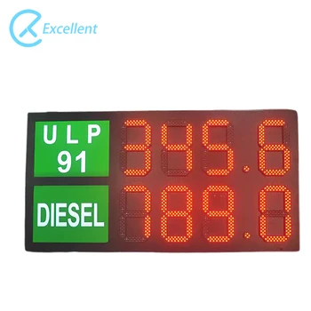 Competitive Price led display board screen price gas Remote control fuel dispenser prices led display