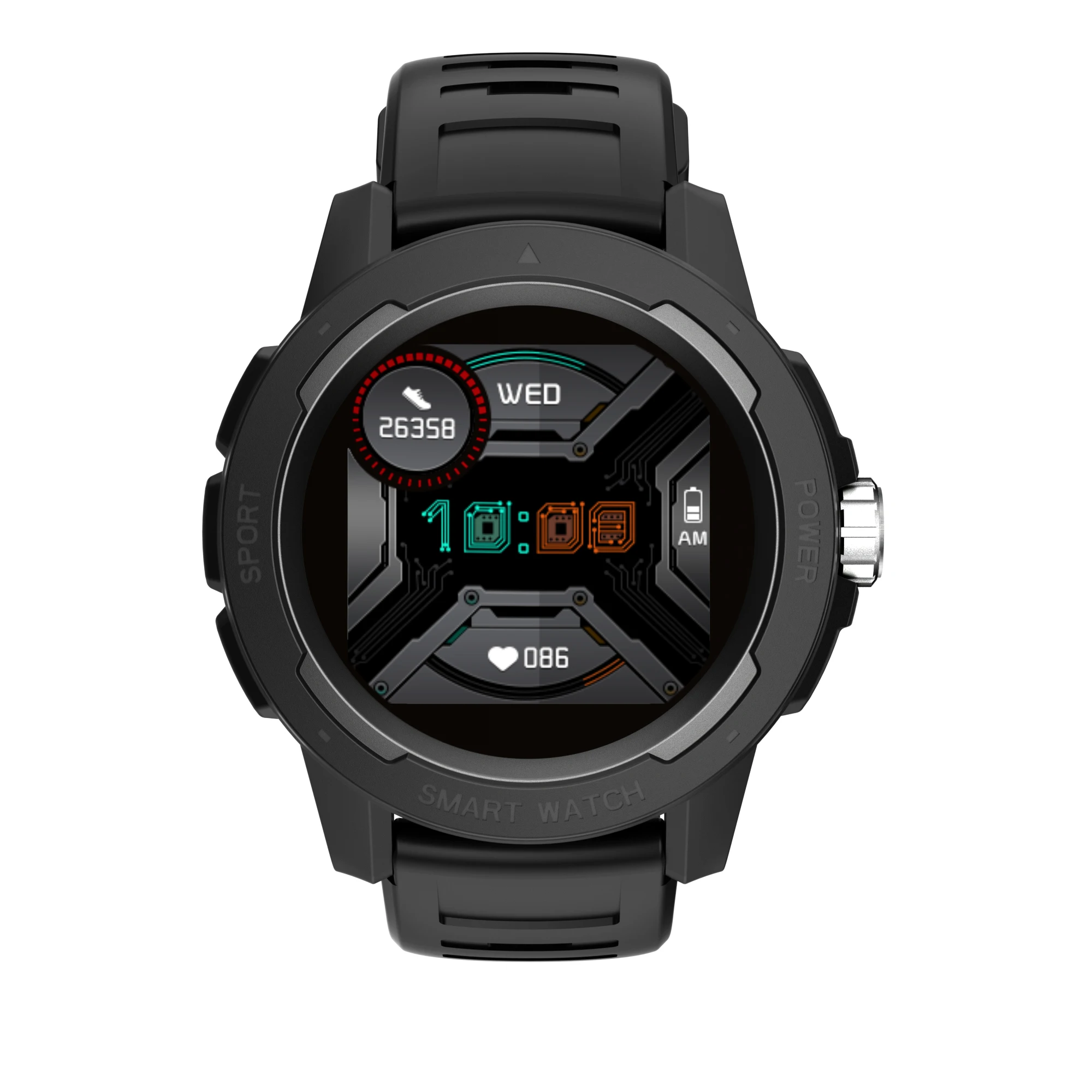 new fashion sports smartwatch ht6 multi-sport mode heart rate