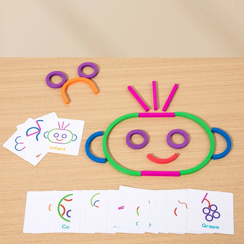 YUCI bebé pensamiento lógico entrenamiento bloques de construcción