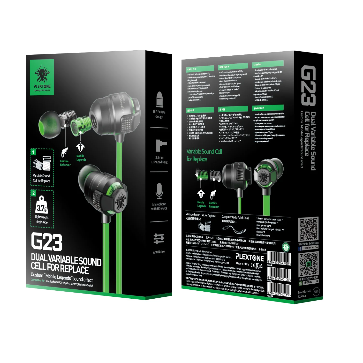 Plextone New Arrival Headphones For Gamers Headset Gaming Heavy Bass Gaming Earphone