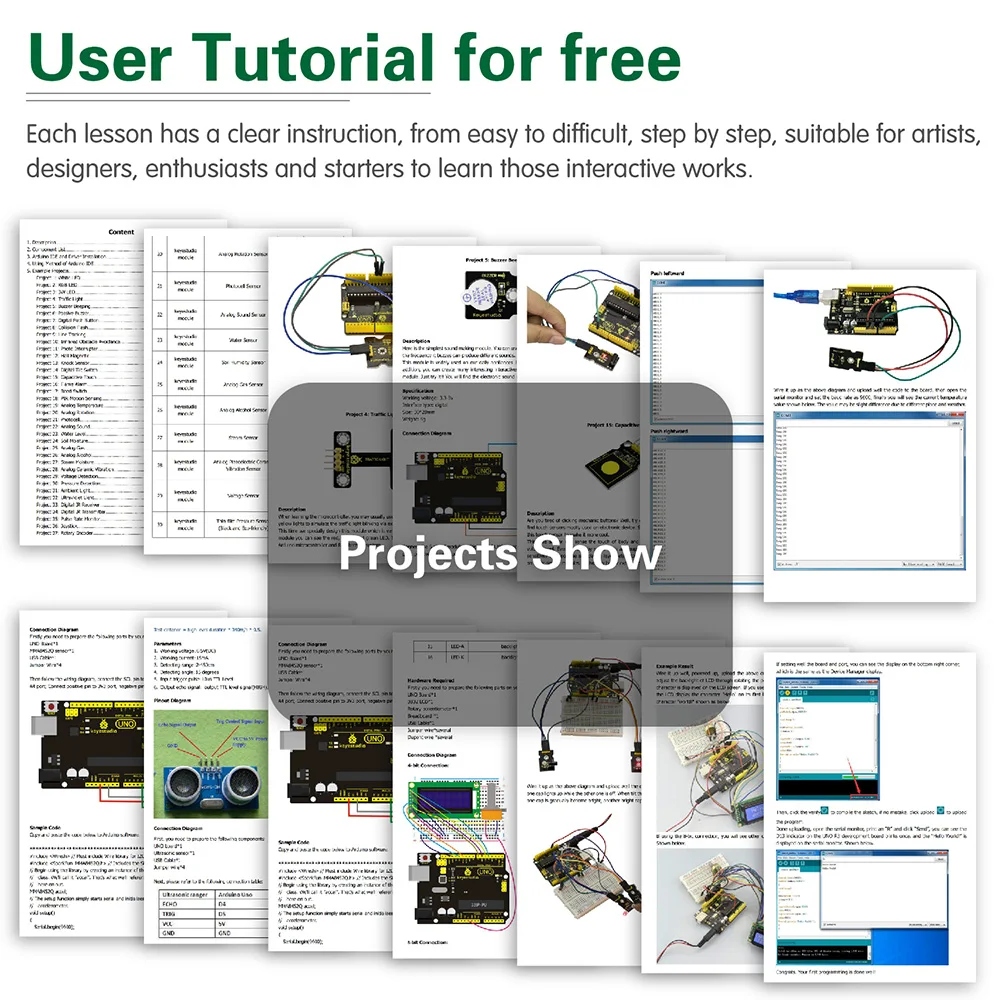 Source Keyestudio 48 in 1センサースターターキット、Arduino DIY