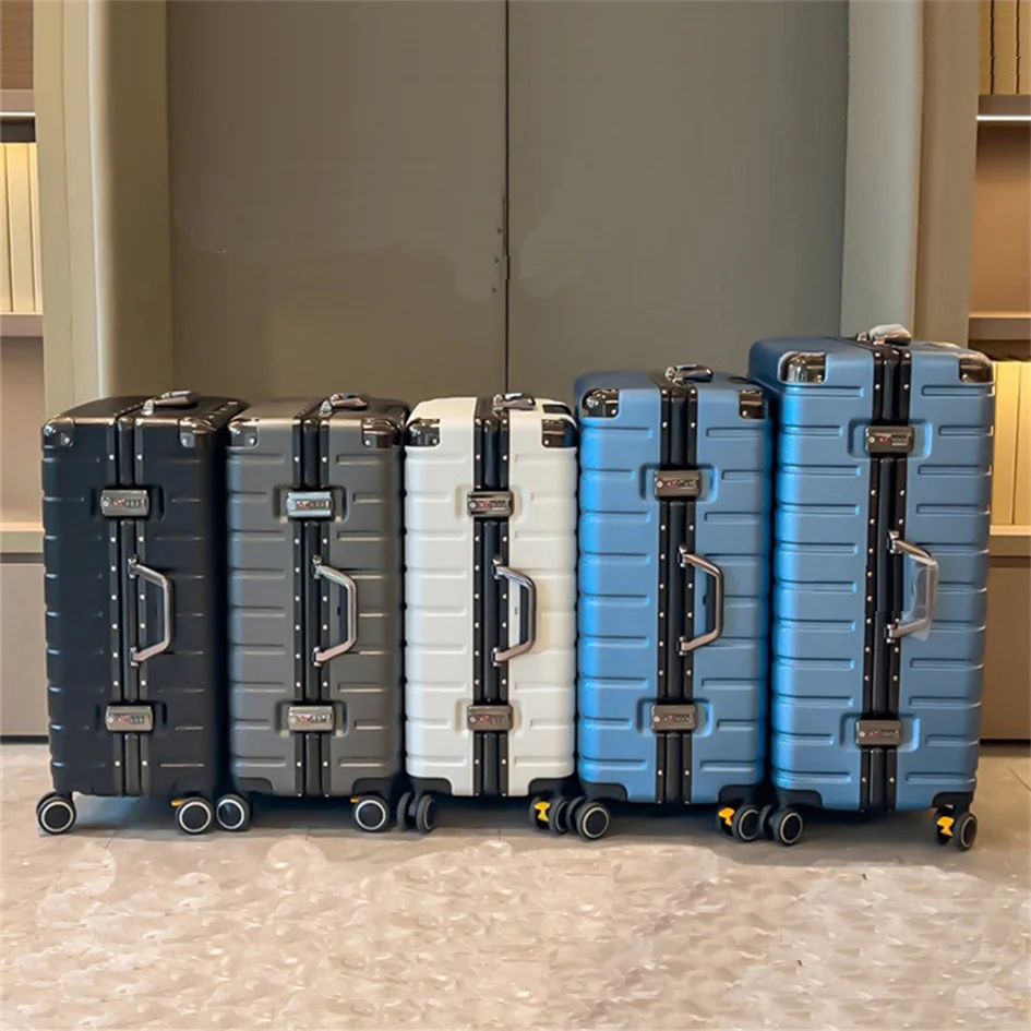 Wholesale Custom New Design Spinner Expandable Carry on Luggage Sets Aluminum Frame Suitcase Trolley Travel Luggage