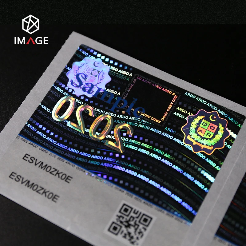 Holographic Windshield Labels With Rfid Chip,Custom Size Vehicle