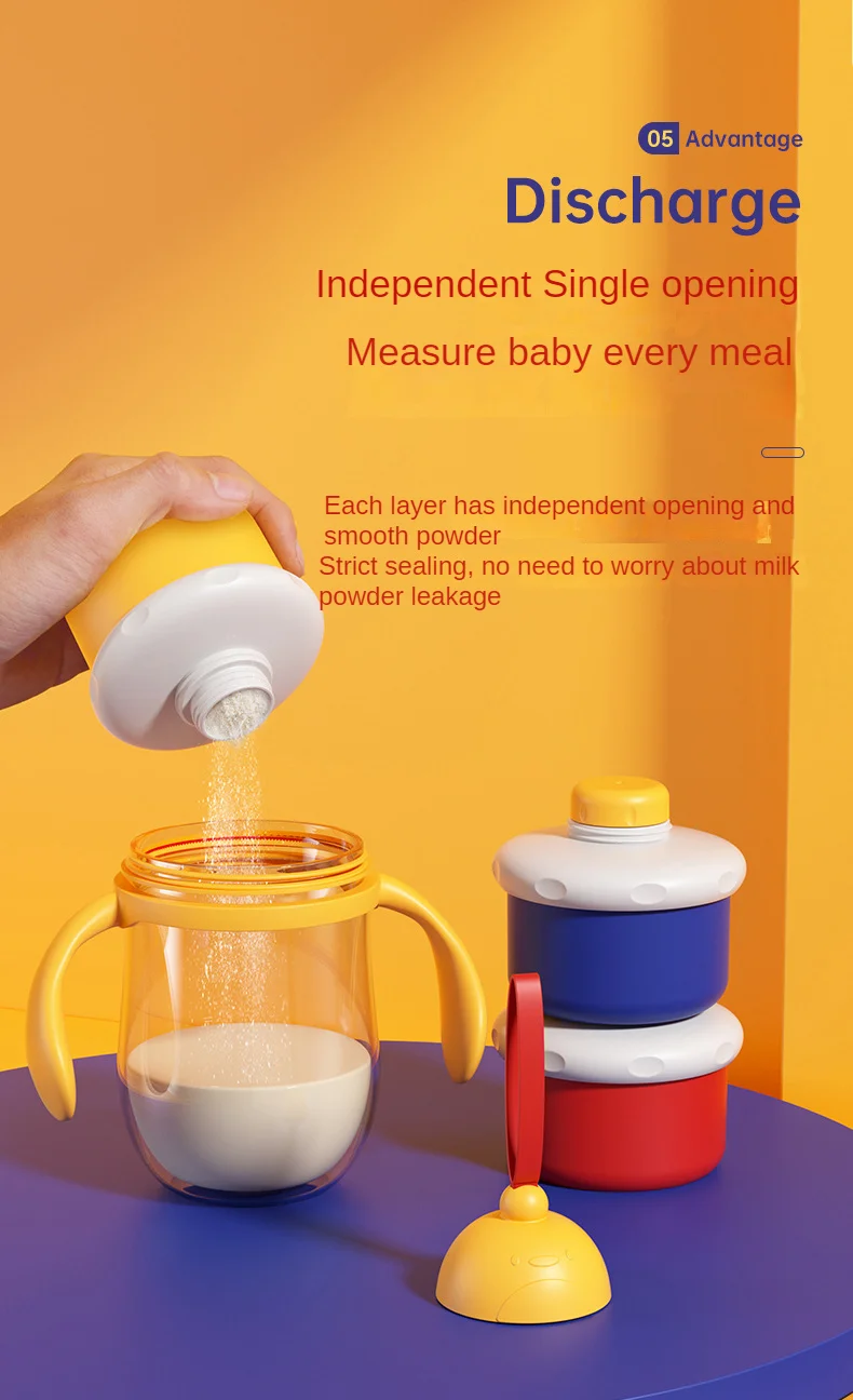 2022 New Arrival Baby Milk Power Bottle Storage Box Children Household