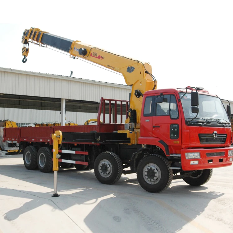Multifunctional SQ16SK4Q 16 Ton Telescopic Arm Block Manipulator Truck Mounted Lorry Crane