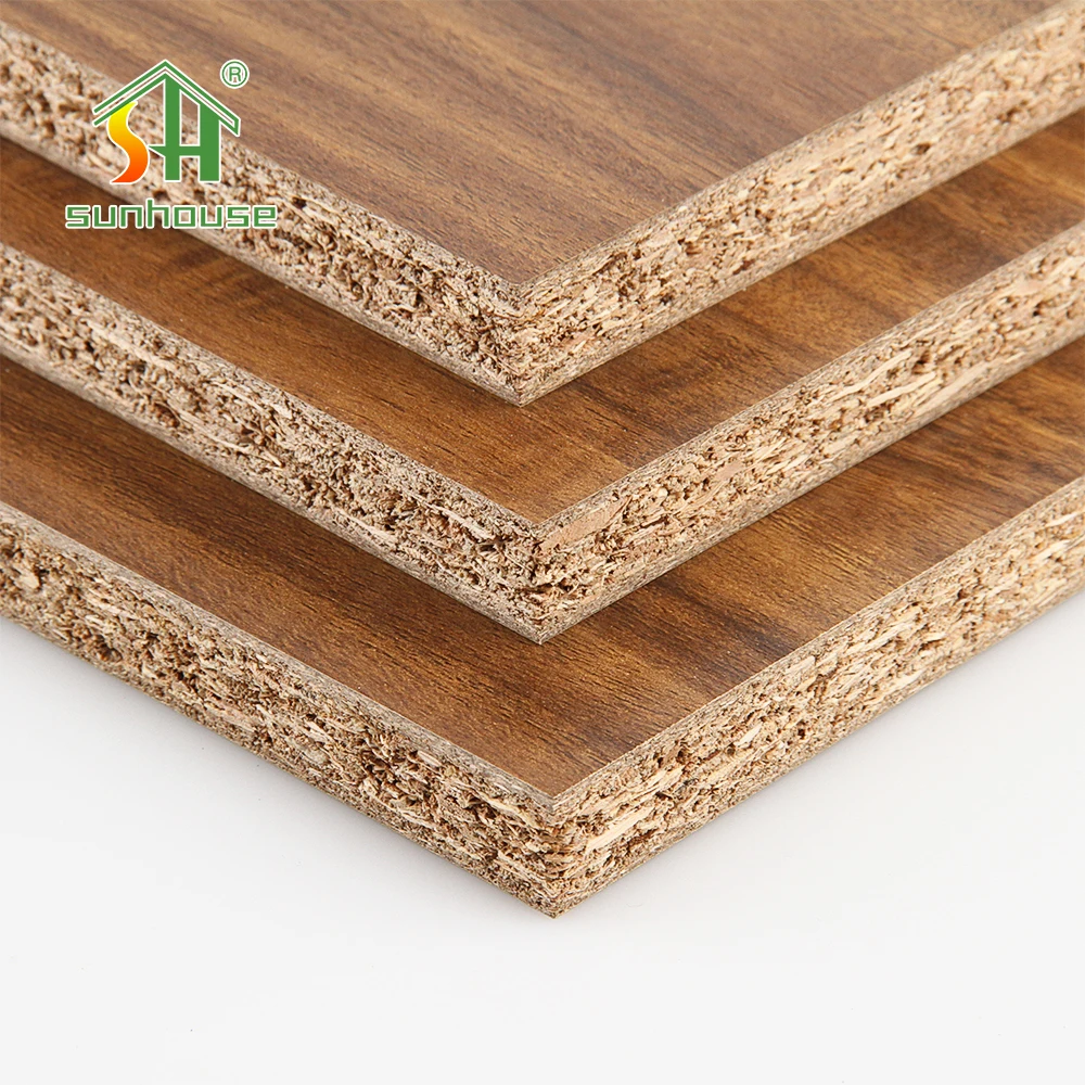 CARB High Quality 18mm Melamine White Particle Board Flakeboards