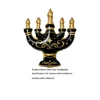 Black New Year candlestick
