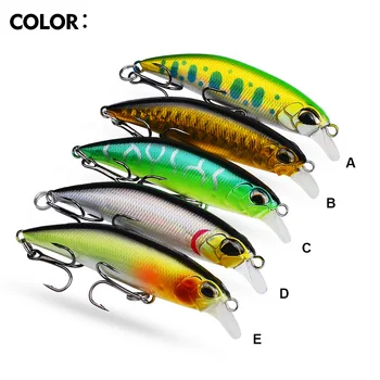 Hot Sale 5cm 7cm Sinking Minnow Plastic Fishing Lure 3D Painted Steel Jigging Bait for Sea Bass Wholesale Saltwater Fishing – Metal Jig – view 2