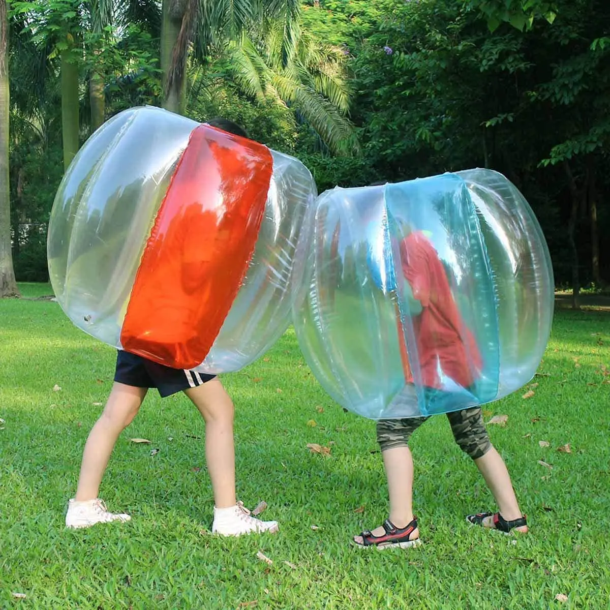 Kids Inflatable Buddy Bumper Balls Sumo Game Human Hamster Knocker