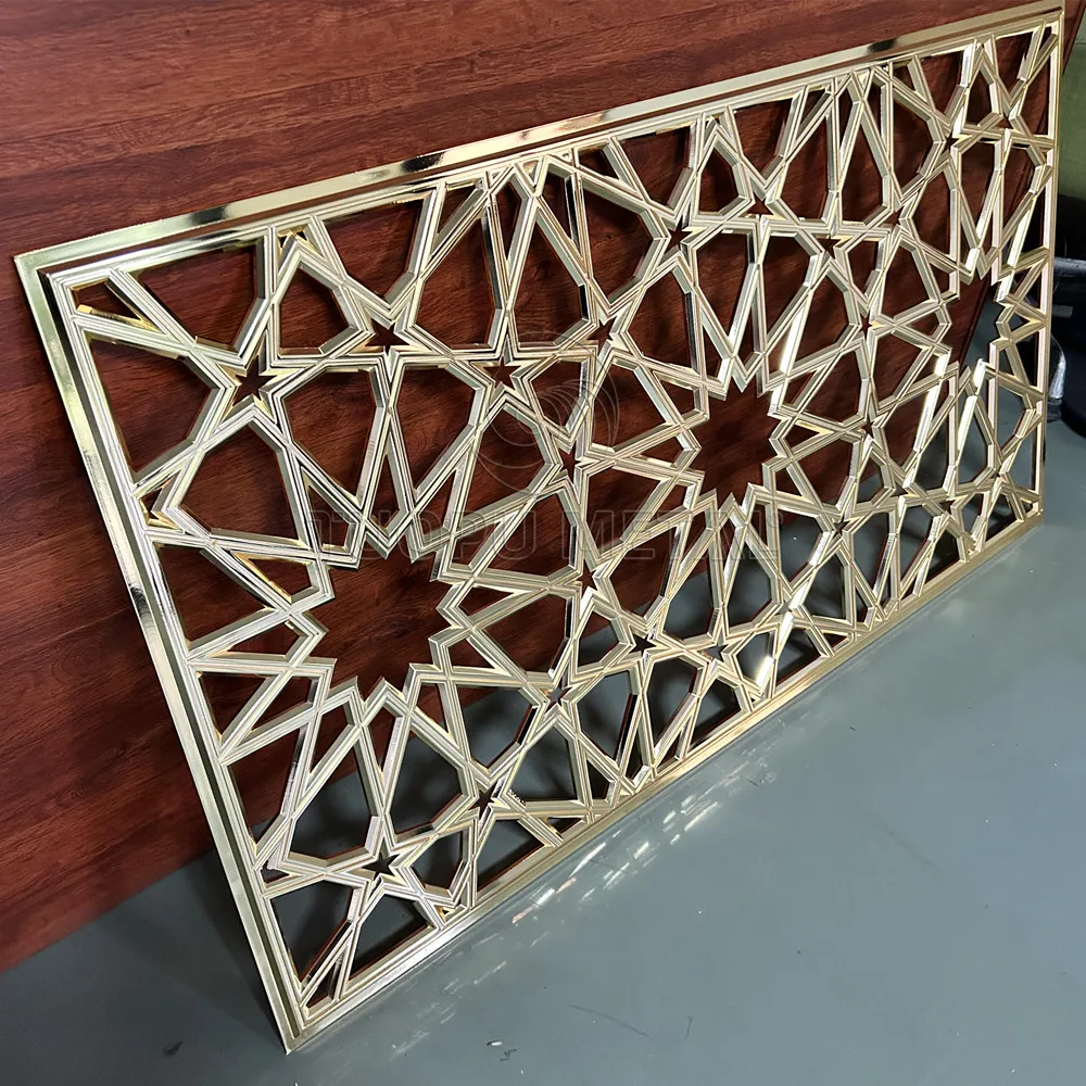 Customized Decorative Metal Room Divider Screen Partition for Interior Decoration