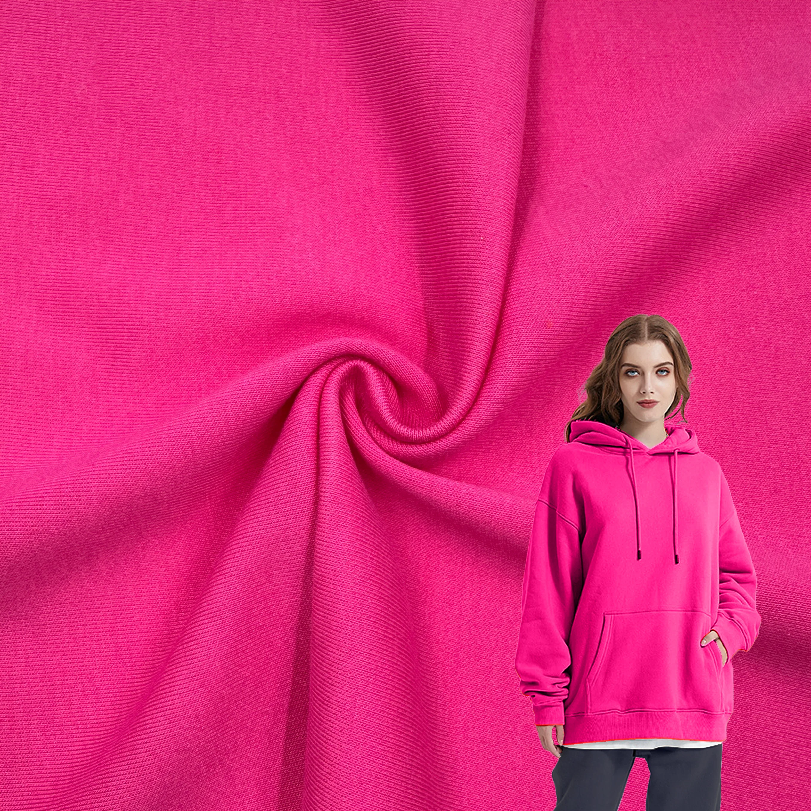 Cotton Polyester Hoodie Fabric 250 Gsm 70/30 Polyester Cotton