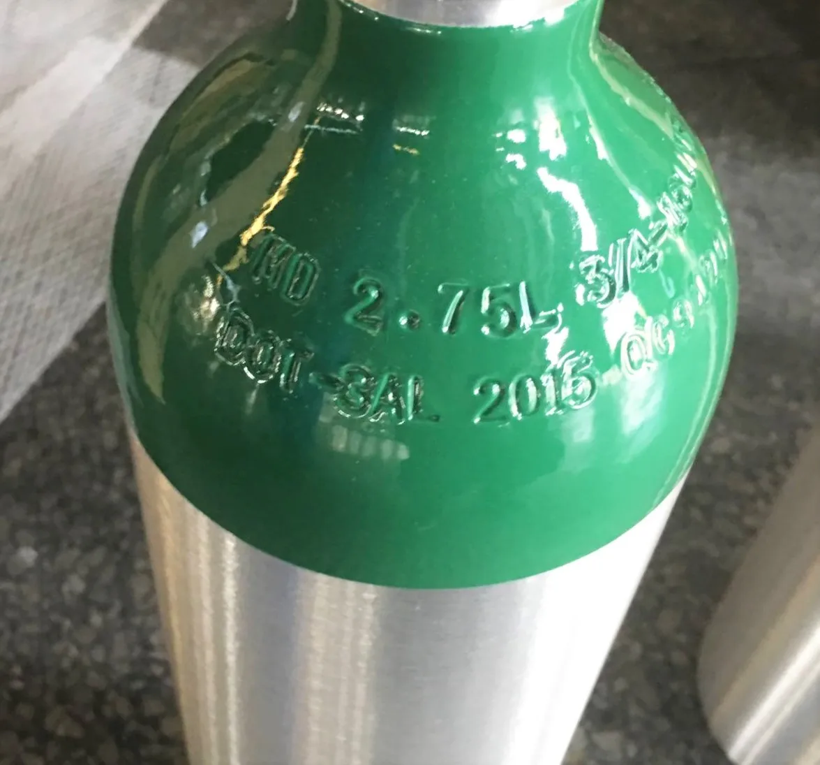 Dot / Tc Approved Medical Oxygen Cylinder 2216psi 3000psi With Cga870 ...