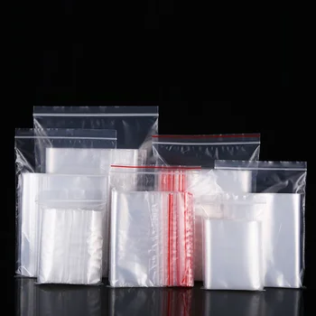 Wholesale Resealable pe Clear Ldpe Zip Lock Bags Clear Zip Lock Clothing Packaging Ziplock PE Plastic Sealed Bag