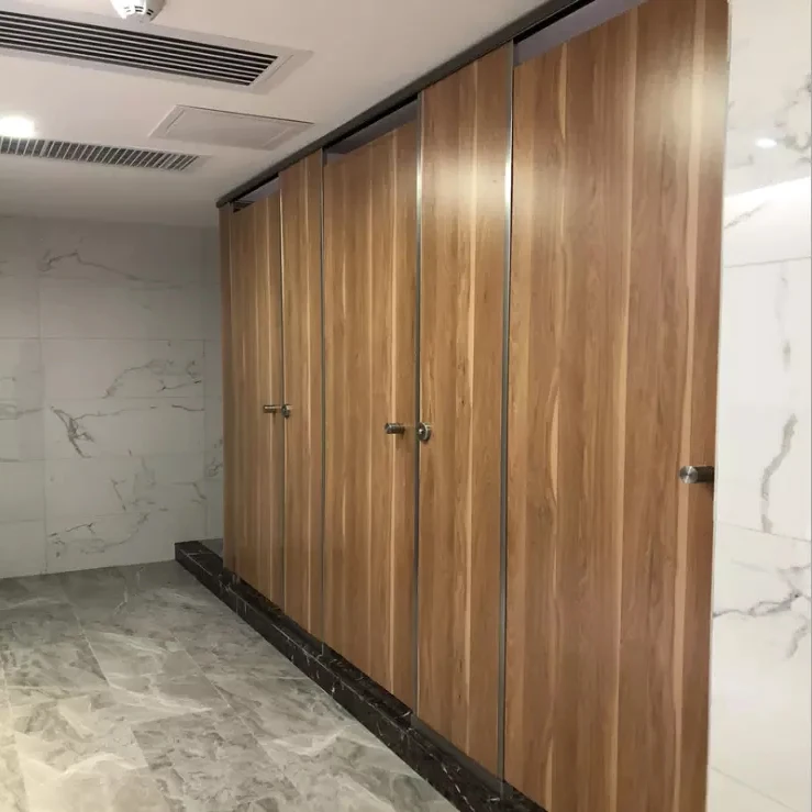 Direct Factory Manufactured Cartmay Modern Phenolic Toilet Cubicle HPL Partition Urinal Low Price Accessory for Hotels & Schools