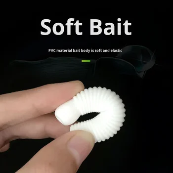Wholesale Anti-Hook Soft Body Honeycomb Potato Bee Larva Fishing Simulator Plastic Lure Bait for Carp Bass & Snakehead Fish – Soft Lure – view 4