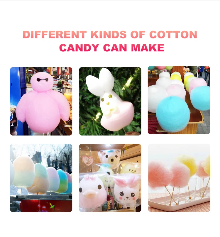 wholesale price cotton candy machine commercial cotton candy making machine electric sugar cotton candy machine details