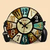 Retro distressed clock style-22722