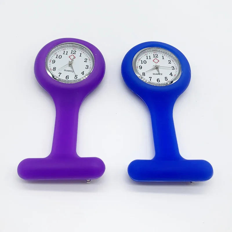 Wholesale Custom Brand Pocket Nurse Watch Promotional Gift Digital Nurse Watch Fob Silicone